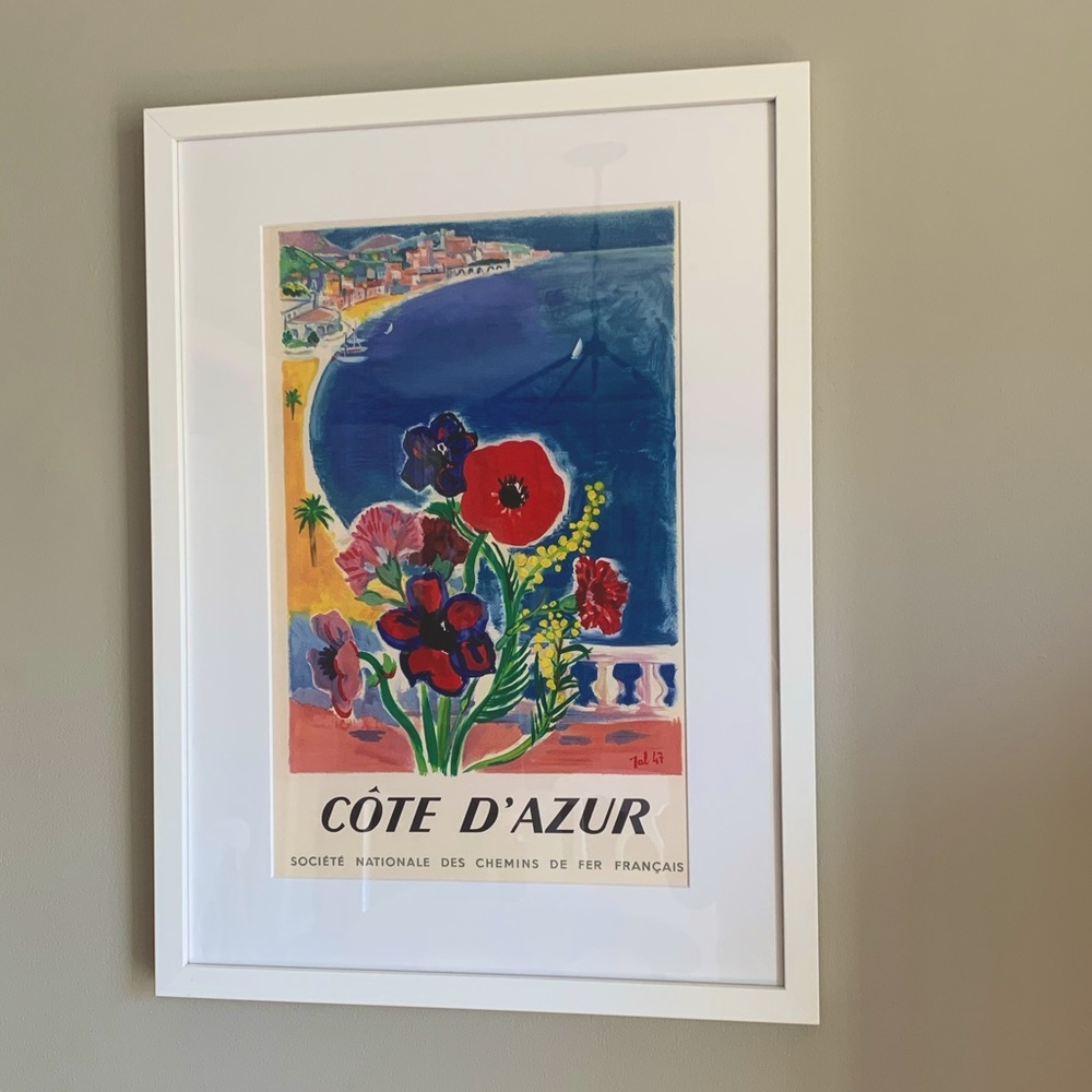 Cote D’Azur Framed Print